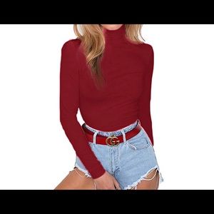 Sweaters - Turtleneck Onesie Bodysuit Sweaters - Turtleneck Onesie Bodysuit